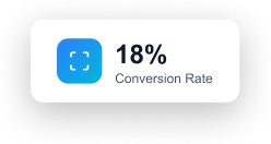 18% Conversion Rate